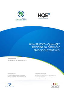 guia prático aqua-hqe™ edifícios em operação edifício sustentável