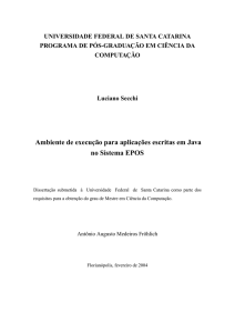 Ambiente de Execução de Aplicações JAVA para o