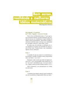 Bom senso, realidade e melhores idéias matemáticas