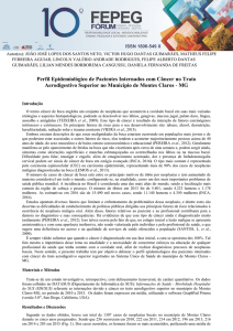 Perfil Epidemiológico de Pacientes Internados com Câncer