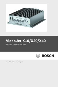 VideoJet X10/X20/X40: Quick Installation Guide