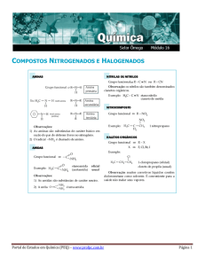 Compostos Nitrogenados - Portal de Estudos em Química