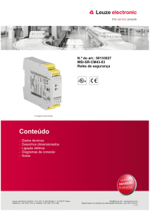 Conteúdo - Leuze electronic