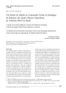 Um Estudo da Atitude do Consumidor Frente às - RBGN