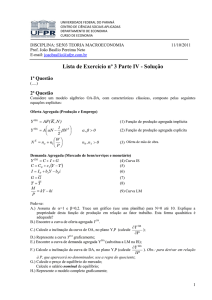 Lista de Exercícios III-Respostas - Economia