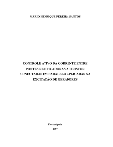 controle ativo da corrente entre pontes retificadoras a