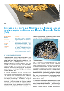 Extração de ouro no Garimpo do Tucano causa contaminação