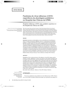 Pandemia do vírus influenza A H1N1: experiência da abordagem