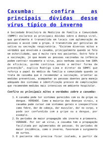 Caxumba: confira as principais dúvidas desse vírus típico do inverno
