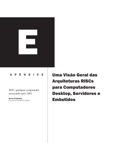 Vis&atilde;o Geral das Arquiteturas RISC
