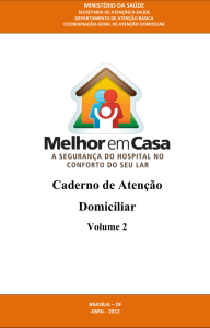 Caderno de Atenção Domiciliar