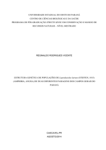 Leptodactylus Latrans - Diversidade Genética
