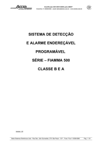 1 Manual Sistema Endereçável Inteligente Fiamma