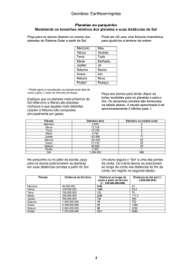 Geoideias: Earthlearningidea 1 Planetas no parquinho