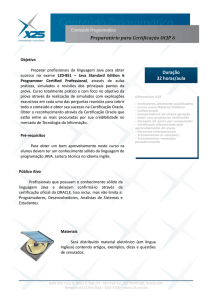 Conteúdo - X25 Treinamento e Consultoria