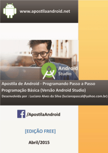 Apostila gratuita de desenvolvimento Android com o