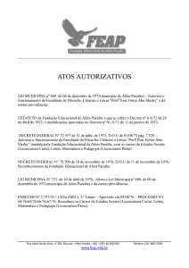 ATOS AUTORIZATIVOS