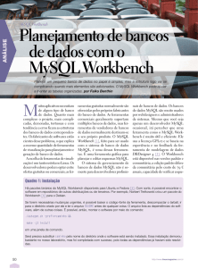 Planejamento de bancos de dados com o MySQL