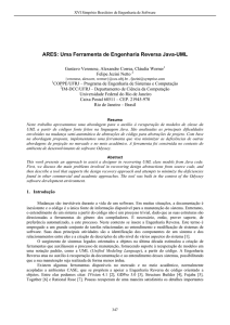 ARES: Uma Ferramenta de Engenharia Reversa Java-UML