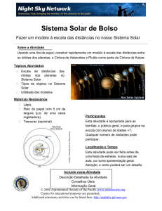 Sistema Solar de Bolso