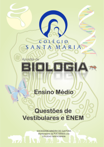 Biologia - Colégio Santa Maria