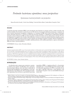 Peritonite bacteriana espontânea: novas perspectivas