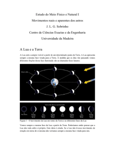 A Lua e a Terra - Universidade da Madeira