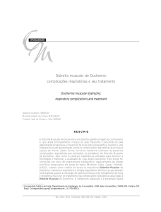 Distrofia muscular de Duchenne: complicações respiratórias e seu