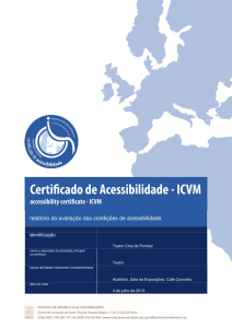 Certificado de Acessibilidade