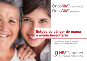 Estudo do câncer de mama e ovário hereditário