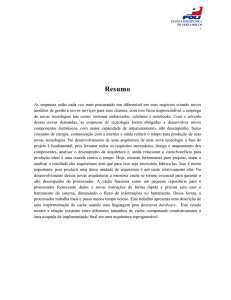 Descrição de Uma Cache em VHDL para Estudos de Mapeamento