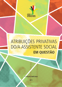 atribuições privativas do/a assistente social