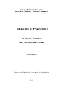 Linguagens de Programação - Departamento de Sistemas de