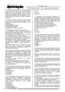 BB+CEF Exercícios Profº Amilton Kuster Atendimento