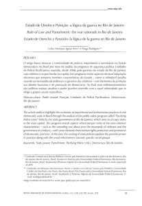 Estado de Direito e Punição: a lógica da guerra no Rio de Janeiro