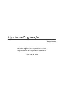 Algoritmia e Programação - Dei-Isep