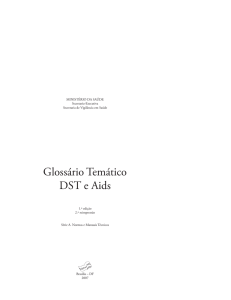 Glossário Temático DST e Aids - Biblioteca Digital da PUC