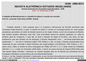 Baixar este arquivo PDF - Revista Eletrônica Estudos Hegelianos