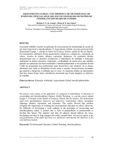 38 aquecimento global: uma proposta de metodologia de ensino de