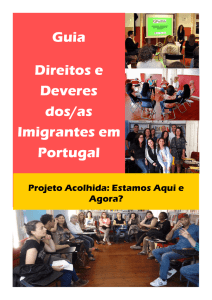 Guia Direitos e Deveres dos/as Imigrantes em Portugal