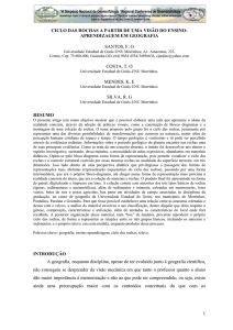 1 ciclo das rochas a partir de uma visão do ensino