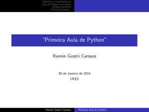 Primeira Aula de Python