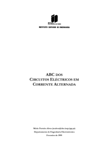 ABC dos Circuitos Eléctricos de Corrente Alternada - DEE
