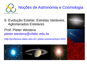 Noções de Astronomia e Cosmologia