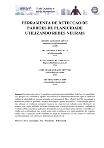 ferramenta de detecção de padrões de planicidade