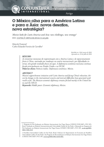 O México olha para a América Latina e para a Ásia: novos desafios