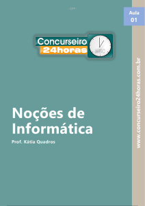 Noções de Informática - Concurseiro 24 Horas