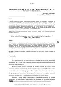 considerações sobre o conceito de liberdade comunicativa