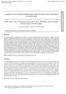 a importância do uso de protetores solares na prevenção do
