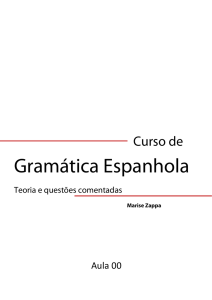 Gramática Espanhola